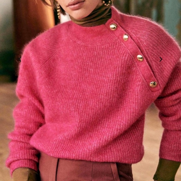 Sezane | Sweaters | Nwt Trudy Jumper M 
